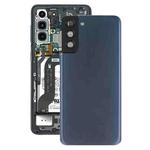 For Samsung Galaxy S21+ 5G Battery Back Cover with Camera Lens Cover (Blue)