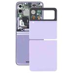 For Samsung Galaxy Z Flip3 5G SM-F711B Glass Battery Back Cover (Purple)