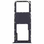 For Samsung Galaxy A03s SM-A037U Original SIM Card Tray + Micro SD card tray (Black)