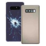 For Galaxy Note 8 Back Cover with Camera Lens Cover (Gold)