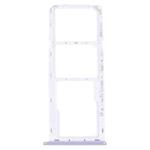 For Samsung Galaxy M42 5G SM-A436B Original SIM Card Tray + SIM Card Tray + Micro SD card tray (Purple)