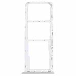 For Samsung Galaxy M42 5G SM-A436B Original SIM Card Tray + SIM Card Tray + Micro SD card tray (Silver)