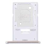 For Samsung Galaxy A54 SM-A546 Original SIM Card Tray + Micro SD Card Tray (Gold)