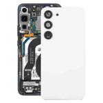 For Samsung Galaxy S23 SM-S911B OEM Glass Battery Back Cover with Camera Lens Cover(White)