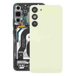 For Samsung Galaxy S23+ SM-S916B OEM Glass Battery Back Cover with Camera Lens Cover(Yellow)