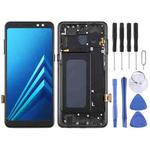 For Samsung Galaxy A8 2018 / A5 2018 SM-A530 Original LCD Screen Digitizer Full Assembly with Frame (Black)