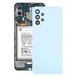 For Samsung Galaxy A23 4G SM-A235F Original Battery Back Cover with Camera Lens Cover(Blue)