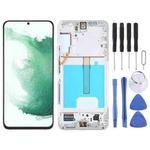 For Samsung Galaxy S22+ 5G SM-S906B Original LCD Screen Digitizer Full Assembly with Frame (White)