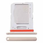 For Samsung Galaxy M55 SM-M556B Original SIM Card Tray + SIM Card Tray / Micro SD Card Tray (Gold)