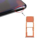 For Galaxy A70 SIM Card Tray + Micro SD Card Tray (Orange)