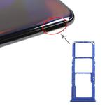 For Galaxy A70 SIM Card Tray + SIM Card Tray + Micro SD Card Tray (Blue)