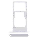 For Samsung Galaxy A16 SM-A165F Original SIM Card Tray + SIM / Micro SD Card Tray (Silver)