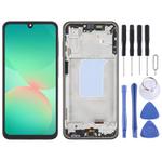 For Samsung Galaxy A26 SM-A266B 6.66 inch OLED LCD Screen Digitizer Full Assembly with Frame (Black)