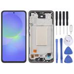 For Samsung Galaxy A36 SM-A366B 6.67 inch OLED LCD Screen Digitizer Full Assembly with Frame (Grey)