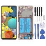 For Samsung Galaxy A51 5G SM-A516 6.36 inch OLED LCD Screen Digitizer Full Assembly with Frame (Pink)