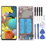 For Samsung Galaxy A51 5G SM-A516 6.43 inch OLED LCD Screen Digitizer Full Assembly with Frame (Pink)