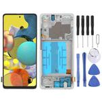 For Samsung Galaxy A51 5G SM-A516 6.43 inch OLED LCD Screen Digitizer Full Assembly with Frame (Silver)