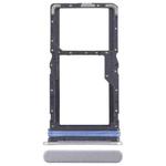 For Samsung Galaxy A06 5G SM-A066B Original SIM + SIM / Micro SD Card Tray (Silver)