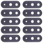 For Samsung Galaxy A36 SM-A366B 10pcs Rear Camera Lens Cover (Black)