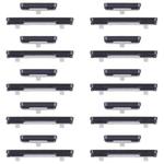 For Samsung Galaxy S25 Ultra SM-S938B 10pcs Power Button and Volume Control Button (Black)