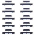 For Samsung Galaxy S23 Ultra SM-S918B 10pcs Power Button and Volume Control Button (Black)