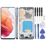 For Samsung Galaxy S21 5G SM-G991B 6.12 inch TFT LCD Screen Digitizer Full Assembly with Frame, Not Supporting Fingerprint Identification (Black)