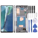 For Samsung Galaxy Note20 SM-N980F 6.6 inch TFT LCD Screen Digitizer Full Assembly with Frame, Not Supporting Fingerprint Identification (Grey)
