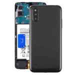 For Samsung Galaxy A01 SM-A015F Back Cover with Camera Lens Cover(Gray)