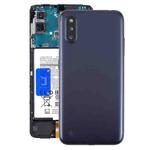 For Samsung Galaxy A01 SM-A015F Back Cover with Camera Lens Cover(Blue)