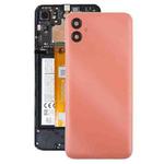 For Samsung Galaxy A04e SM-A042F Back Cover with Camera Lens Cover(Pink)