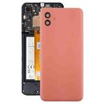 For Samsung Galaxy A04 SM-A045F Back Cover with Camera Lens Cover(Pink)