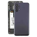 For Samsung Galaxy A13 SM-A135F Back Cover with Camera Lens Cover(Black)
