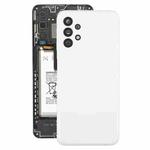 For Samsung Galaxy A13 SM-A135F Back Cover with Camera Lens Cover(White)
