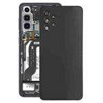 For Samsung Galaxy A32 4G SM-A325F Battery Back Cover with Camera Lens Cover(Black)