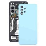 For Samsung Galaxy A32 4G SM-A325F Battery Back Cover with Camera Lens Cover(Blue)