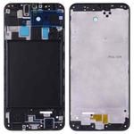 For Galaxy A20 SM-A205F/DS, A205FN, A205GN/DS, A205YN, A205G/DS Front Housing LCD Frame Bezel Plate (Black)