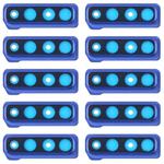 For Galaxy A9 (2018) A920F/DS 10pcs Camera Lens Cover (Blue)