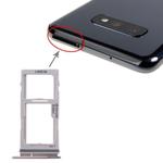 For Galaxy S10+ / S10 / S10e SIM Card Tray + SIM Card Tray / Micro SD Card Tray (Black)