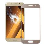 For Galaxy A3 (2017) / A320  Front Screen Outer Glass Lens (Gold)