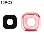 For Galaxy A3 (2016) / A310 10pcs Camera Lens Covers (Pink)