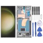 For Samsung Galaxy S23 Ultra 5G SM-S918U US Edition 6.78 inch OLED LCD Screen Digitizer Full Assembly with Frame (Green)