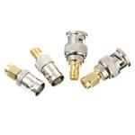 4 PCS / Set SMA to BNC Connectors RF Adapter Test Converter Kit