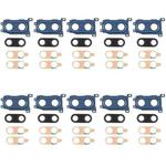 For Huawei Enjoy 9 Plus  10pcs Camera Lens Cover (Blue)