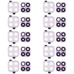 For Huawei Nova 6 SE  10pcs Camera Lens Cover (Purple)