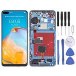 Original OLED LCD Screen for Huawei P40 Digitizer Full Assembly with Frame(Blue)
