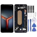 Original LCD Screen for Asus ROG Phone II ZS660KL Digitizer Full Assembly with Frame（Black)