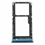 SIM Card Tray + SIM Card Tray / Micro SD Card Tray for Xiaomi Mi 10T Lite 5G (Grey)