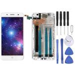 OEM LCD Screen for ZTE Blade A610 Plus / A2 Plus Digitizer Full Assembly with Frame（White)