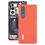 For OPPO Find X2 Pro CPH2025 PDEM30 Original Leather Material Battery Back Cover (Orange)