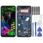 LCD Screen for LG G8s ThinQ LMG810, LM-G810, LMG810EAW with Digitizer Full Assembly With Frame (Black)